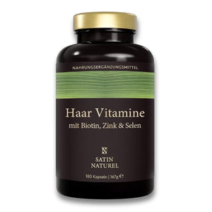 Haar Vitamine - 180 Kapseln hochdosiert mit Biotin Zink Selen