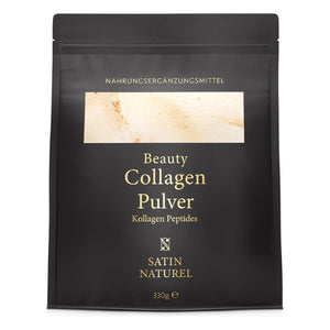 Kollagen Pulver Hochdosiert 330g – Hydrolysiertes Rinderkollagen Typ 1&3 mit Hyaluron & Vitamin C