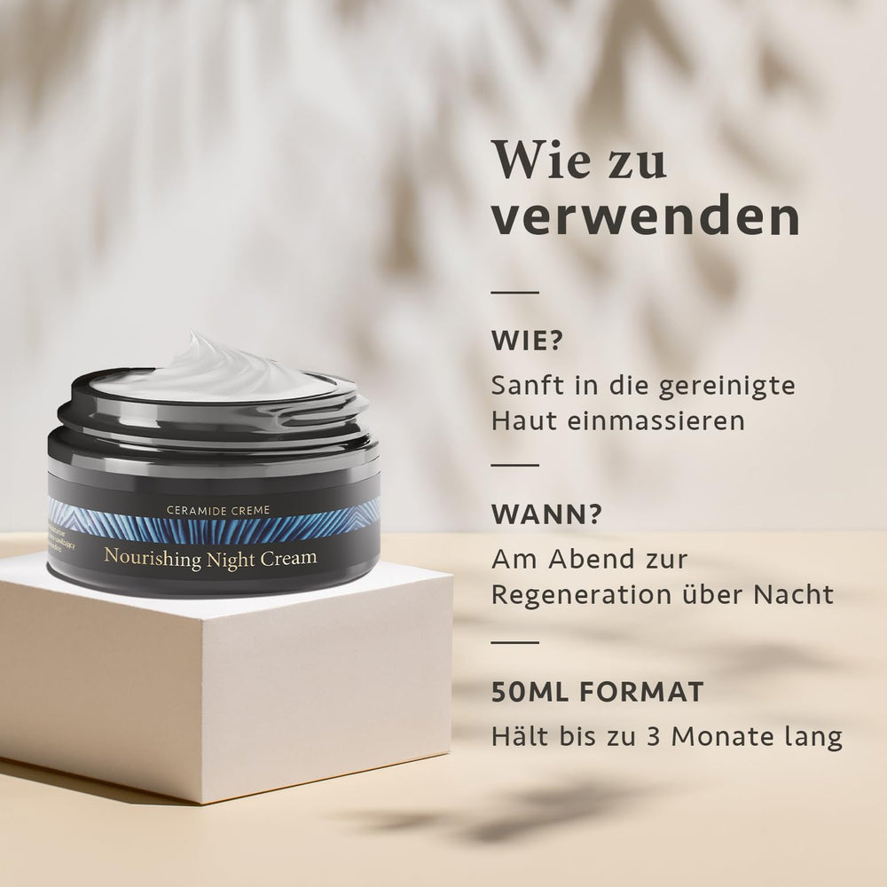 Bio Nachtcreme mit Ceramiden