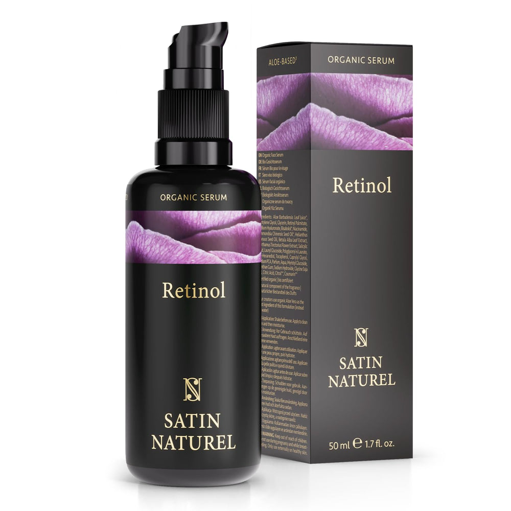 Retinol Bio Serum hochdosiert + Hyaluron + Bio Aloe Vera + Niacinamide + Salicylsäure