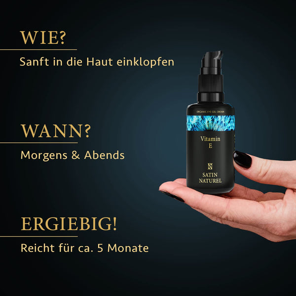 Bio Augengel mit BIO Aloe Vera + Hyaluron + Taurin + Vitamin E