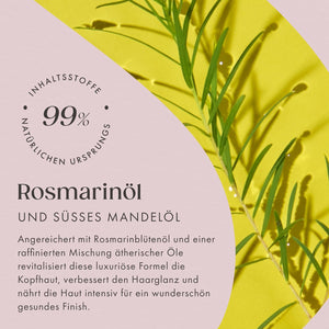 Bio Rosmarinöl Haare 100 ml - mit Applikator für die Kopfhautmassage