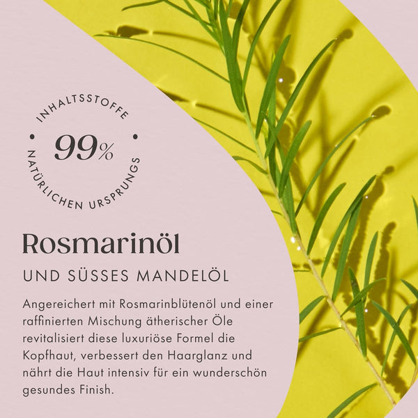 Bio Rosmarinöl Haare 100 ml - mit Applikator für die Kopfhautmassage