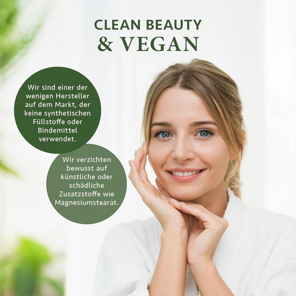 Haar Vitamine - 180 Kapseln hochdosiert mit Biotin Zink Selen