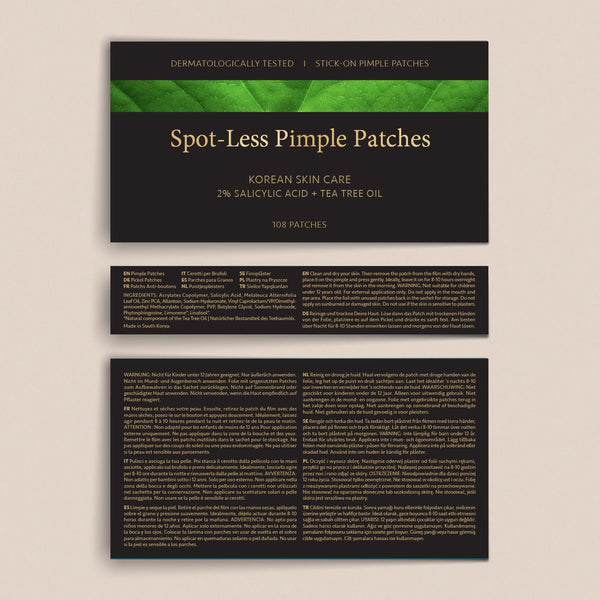 Unsichtbare Pimple Patches mit 2% Salicylsäure & Teebaumöl