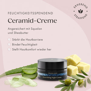 Bio Nachtcreme mit Ceramiden