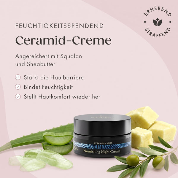 Bio Nachtcreme mit Ceramiden