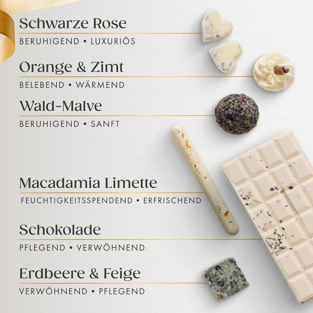 Bio Badepralinen "Oasis of Senses" - 7 Luxuriöse Badebomben Vegan