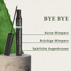 Bio Wimpernserum Aloe Vera & Rotklee – Für Wimpernwachstum & gepflegte Wimpern