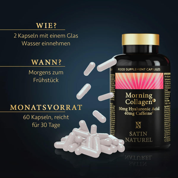 Kollagen Morgen+ | Hyaluron Kollagen 60 Kapseln