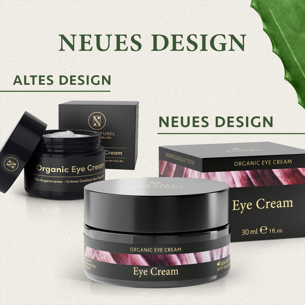 Bio Augencreme Mit Bio Aloe Vera, Hyaluron & Arganöl