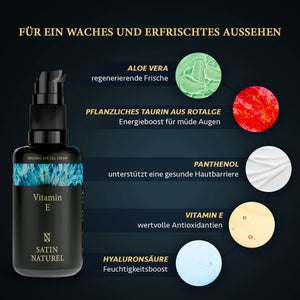 Bio Augengel mit BIO Aloe Vera + Hyaluron + Taurin + Vitamin E