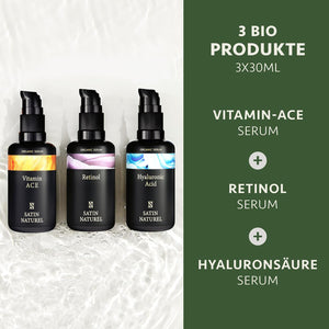 Bio Retinol + Hyaluron + Vitamin C Serum Set 3x30ml