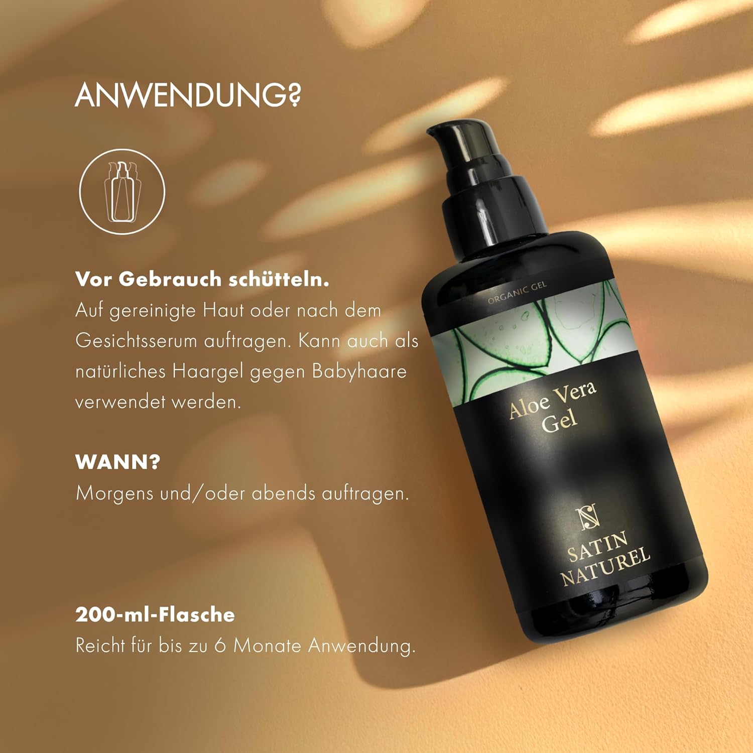 Bio Aloe Vera Gel | Reines Aloe Vera gel