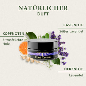 Fußpflege Bio Creme Mit Sheabutter, BIO Aloe Vera & Salicylsäure