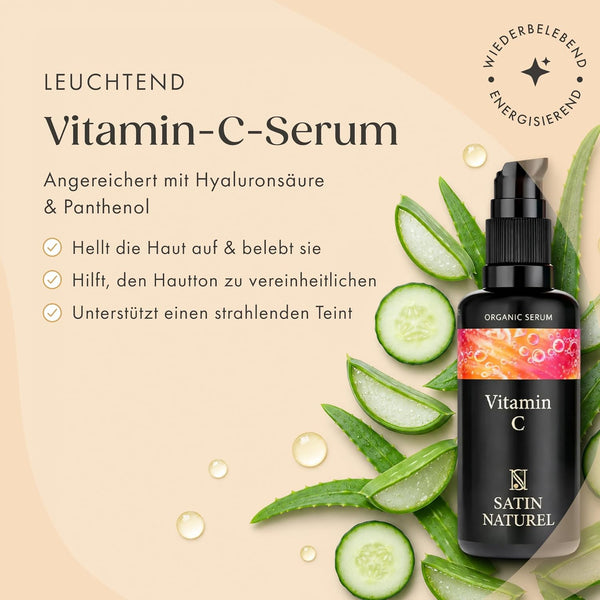 Bio Vitamin C Serum Mit Hyaluronsäure & Bio Aloe Vera