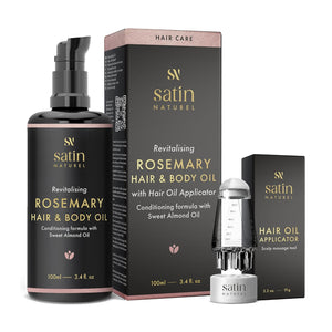 Bio Rosmarinöl Haare 100 ml - mit Applikator für die Kopfhautmassage