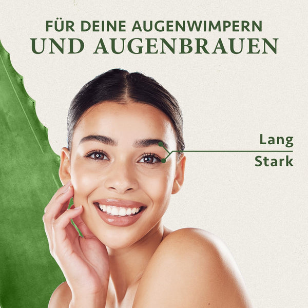 Bio Wimpernserum Aloe Vera & Rotklee – Für Wimpernwachstum & gepflegte Wimpern