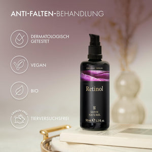 Retinol Bio Serum hochdosiert + Hyaluron + Bio Aloe Vera + Niacinamide + Salicylsäure