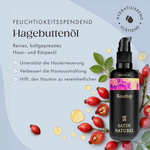Bio Hagebuttenöl Kaltgepresst