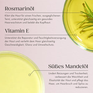 Bio Rosmarinöl Haare 100 ml - mit Applikator für die Kopfhautmassage
