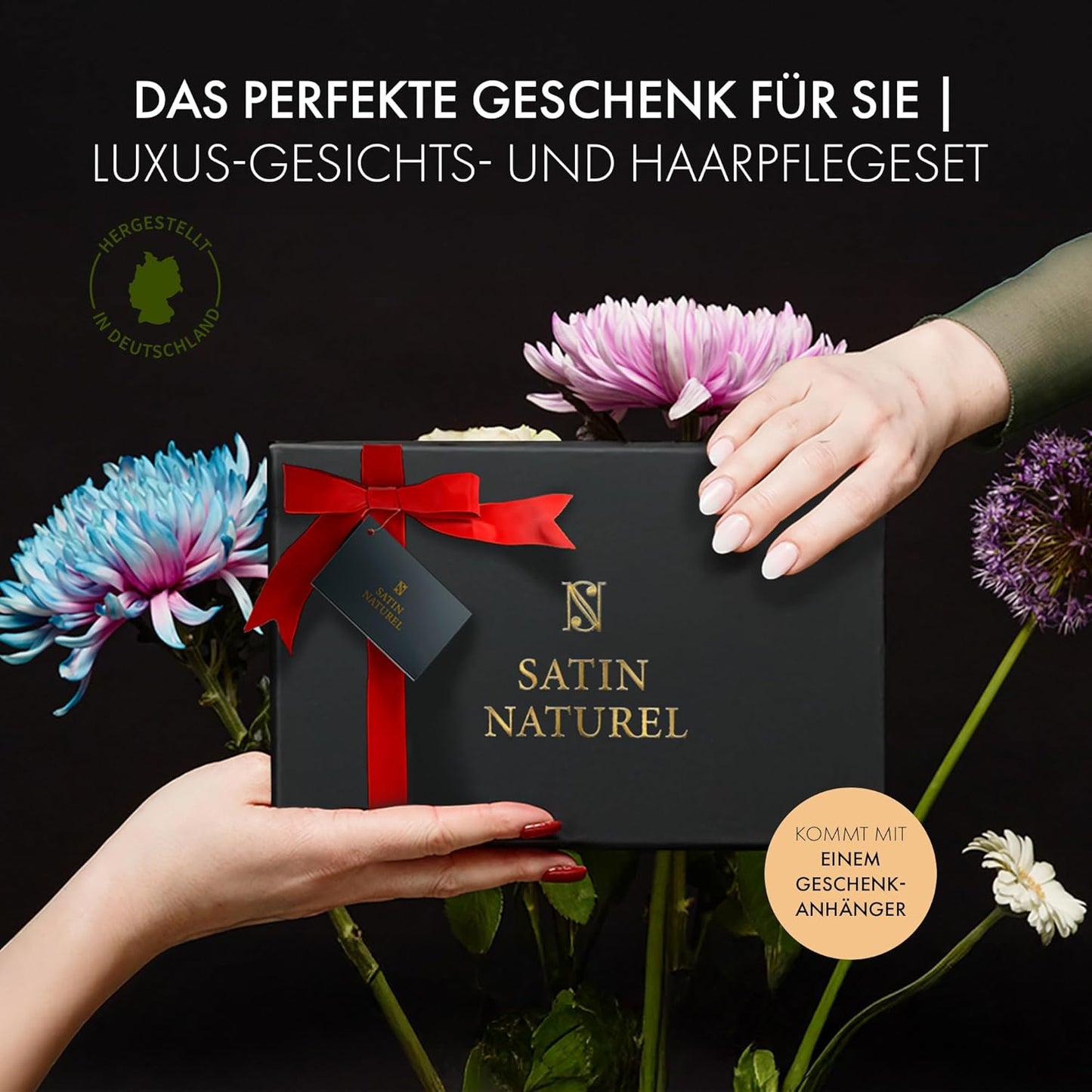 Komplette Skincare Routine mit Aloe Vera Gel, Arganöl, Vitamin C Serum, Hyaluron Serum & Retinol Creme Geschenkset