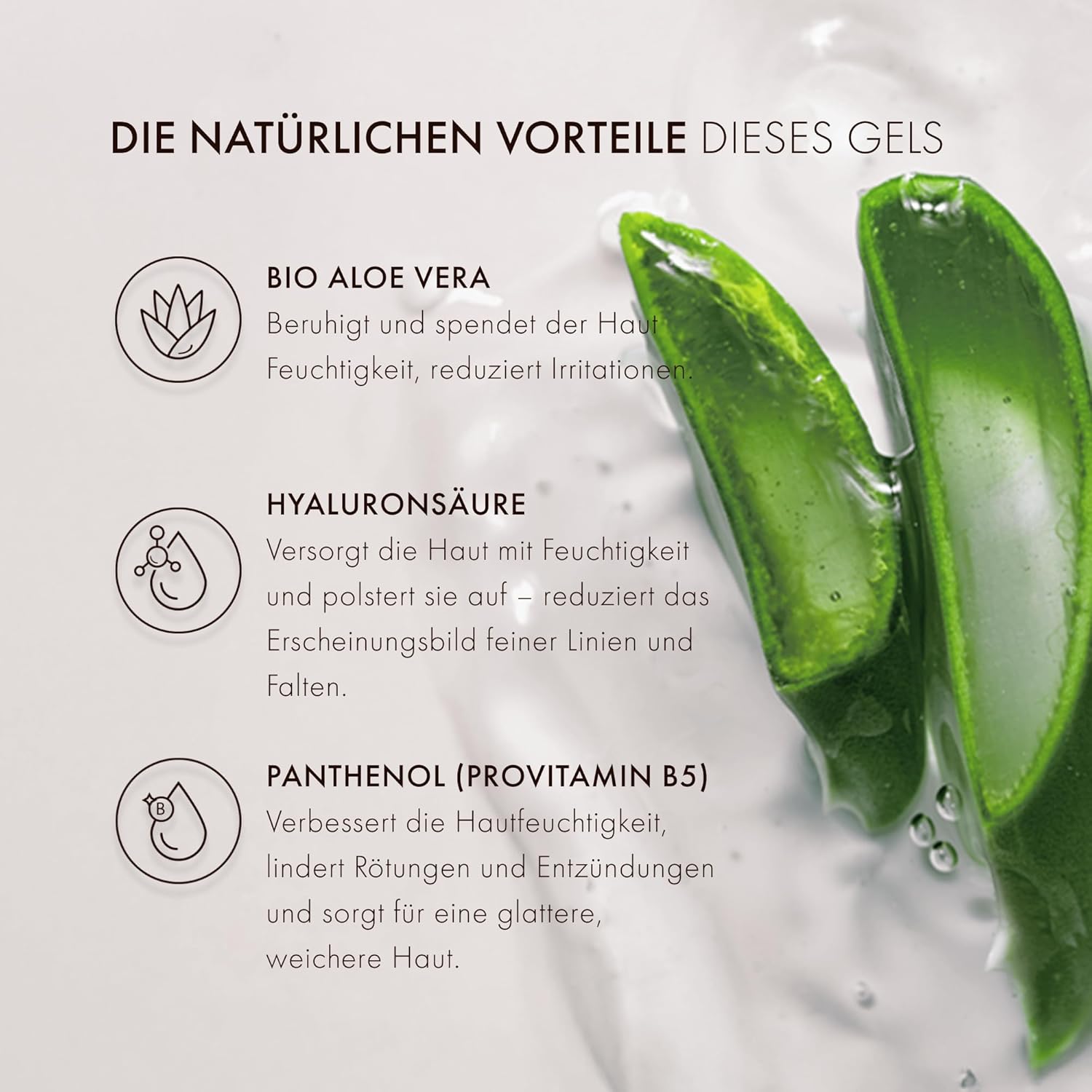 satin naturel aloe vera gel dm Bio Aloe Vera Gel | Reines Aloe Vera gel