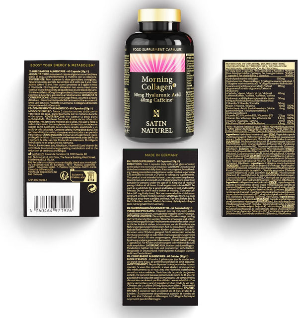Kollagen Morgen+ | Hyaluron Kollagen 60 Kapseln