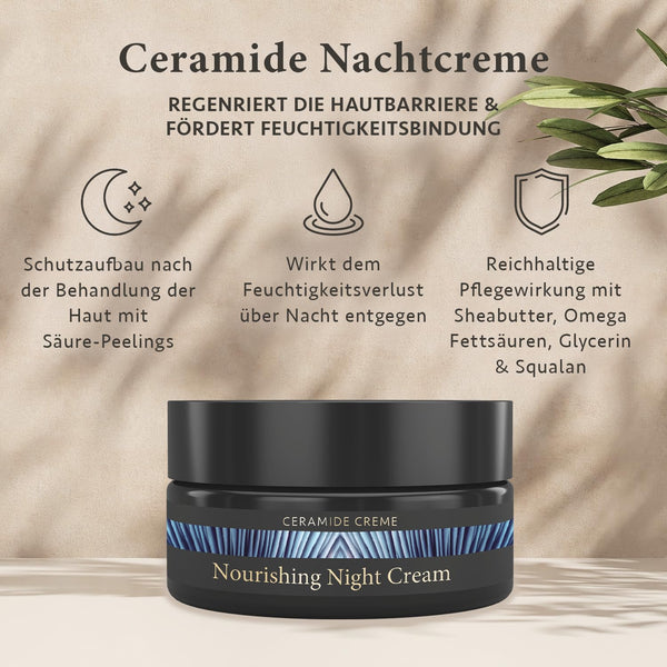 Bio Nachtcreme mit Ceramiden
