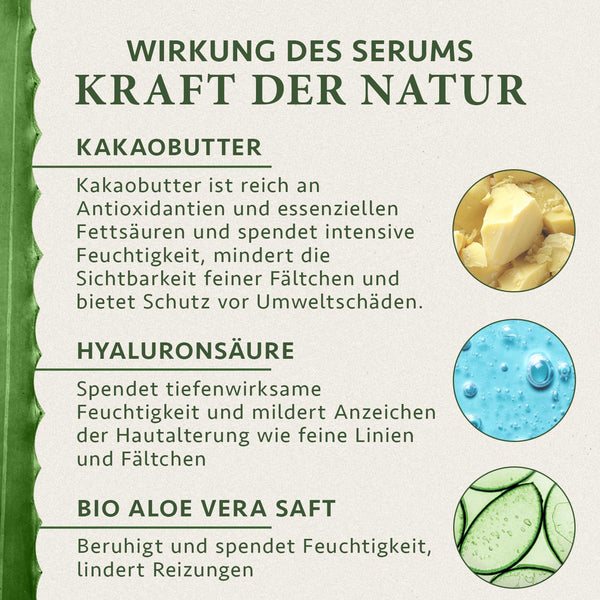 Bio Augencreme Mit Bio Aloe Vera, Hyaluron & Arganöl