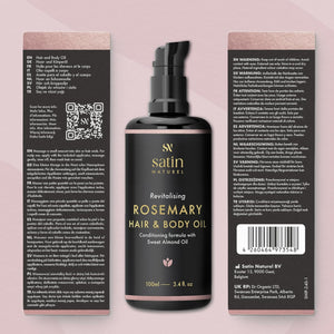 Bio Rosmarinöl Haare 100 ml - mit Applikator für die Kopfhautmassage