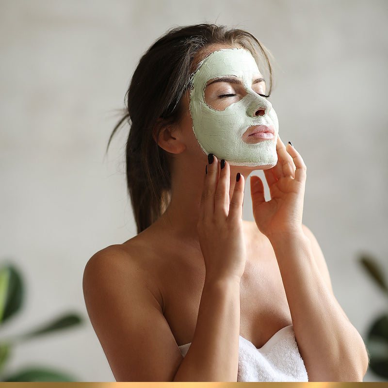 Rezept für Detox-Gesichtsmaske mit Matcha und Jojobaöl