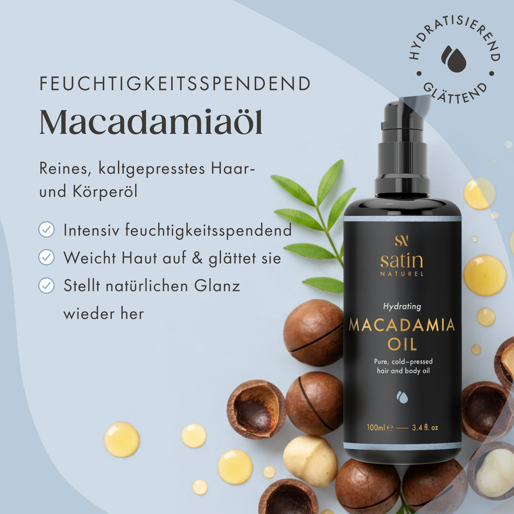 Satin Naturel Macadamiaöl, 100 ml