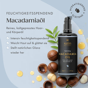 Satin Naturel Macadamiaöl, 50 ml
