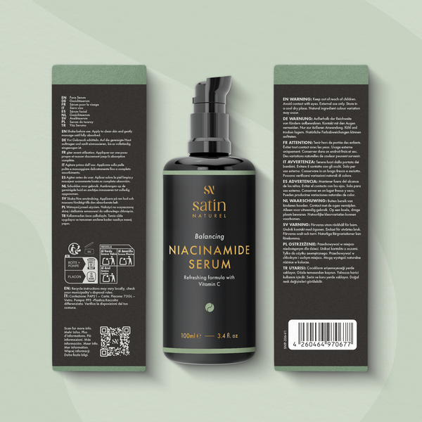 Satin Naturel, Niacinamide Serum, 100ml