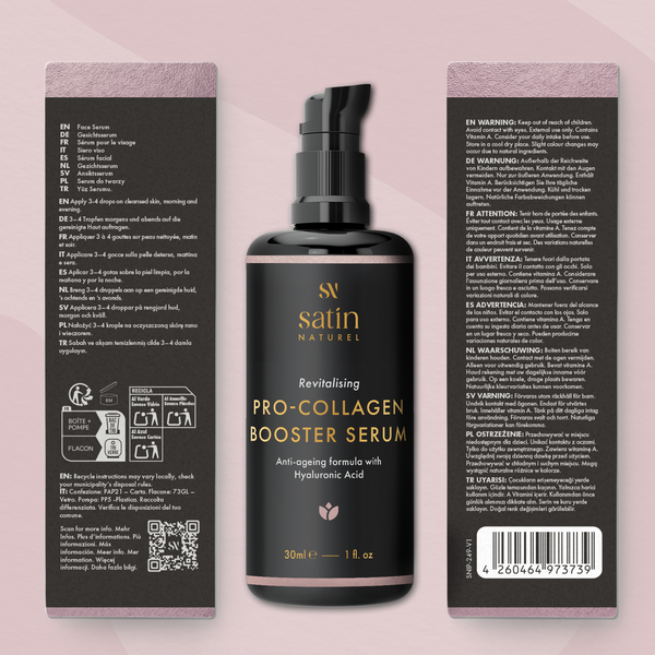 Satin Naturel Collagen Booster Serum, 30 ml