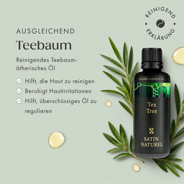 Satin Naturel 100% naturreines Teebaumöl 100 ml