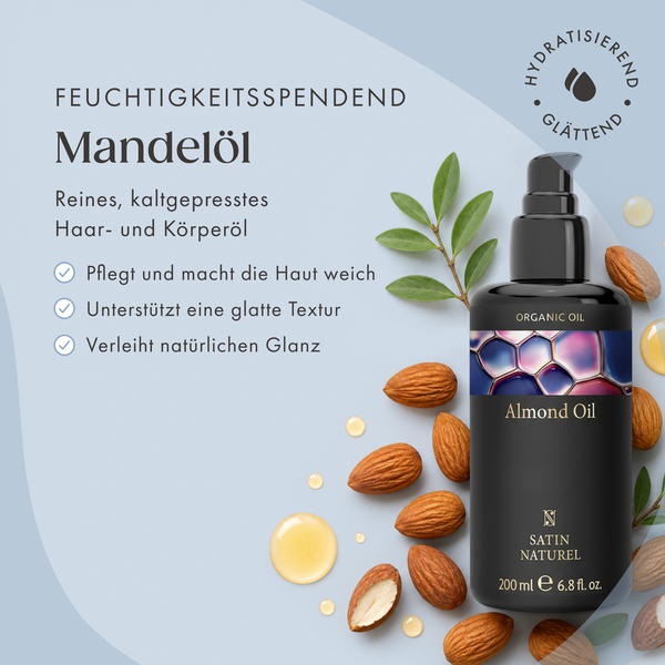 Satin Naturel Bio Mandelöl kaltgepresst 100 ml