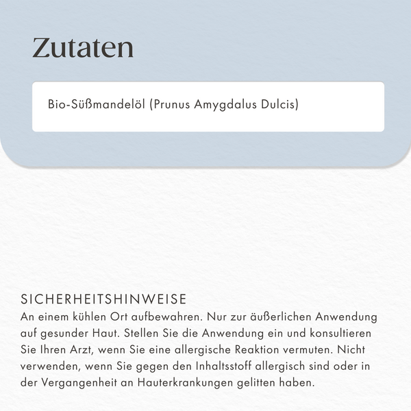 Satin Naturel Bio Mandelöl kaltgepresst 100 ml