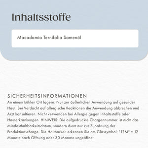 Satin Naturel Macadamiaöl, 50 ml