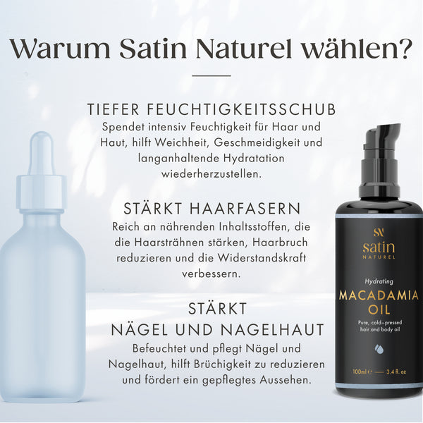 Satin Naturel Macadamiaöl, 100 ml