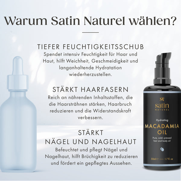 Satin Naturel Macadamiaöl, 50 ml
