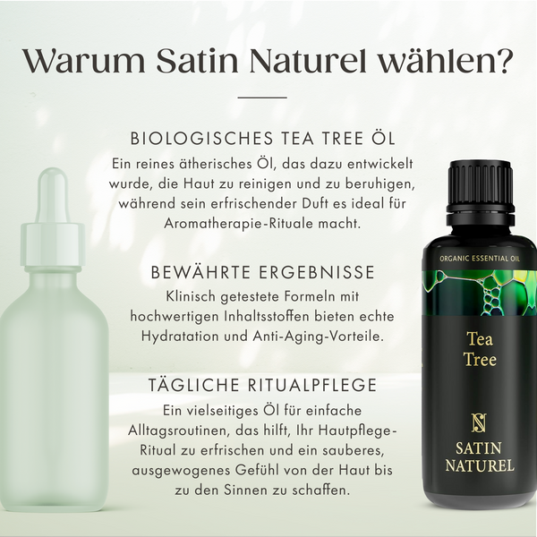 Satin Naturel 100% naturreines Teebaumöl 100 ml