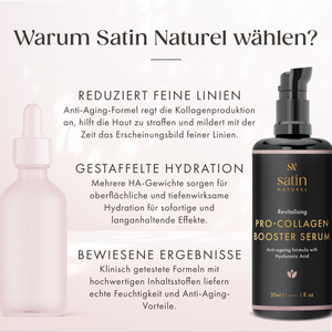 Satin Naturel Collagen Booster Serum, 30 ml
