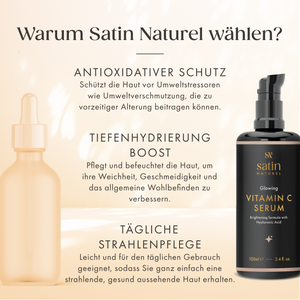 Bio Vitamin C Serum Mit Hyaluronsäure & Bio Aloe Vera