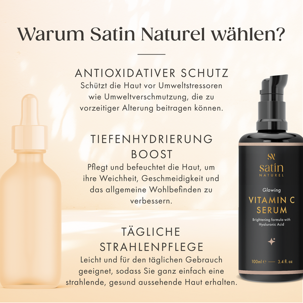 Bio Vitamin C Serum Mit Hyaluronsäure & Bio Aloe Vera