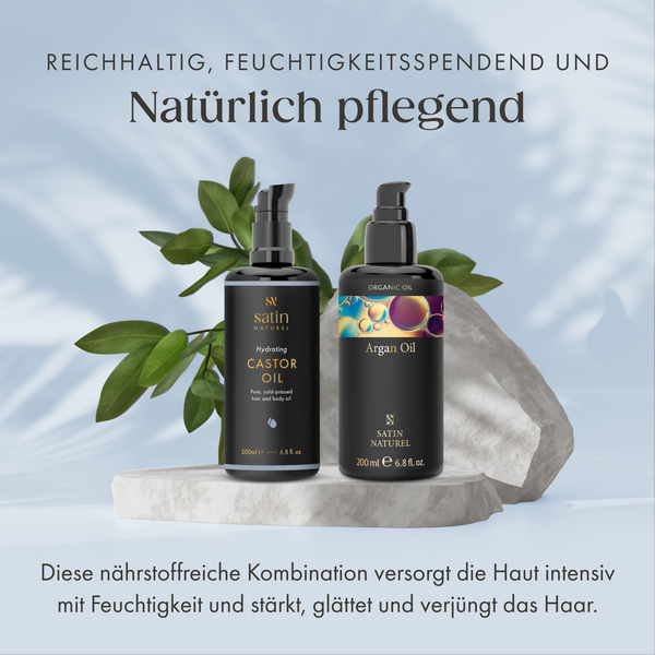 Satin Naturel Rizinusöl Kaltgepresst & Bio 200 ml