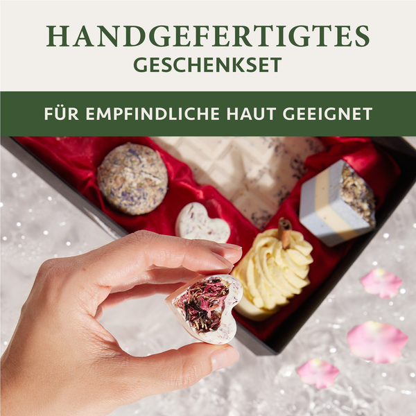 Bio Badepralinen "Oasis of Senses" - 7 Luxuriöse Badebomben Vegan