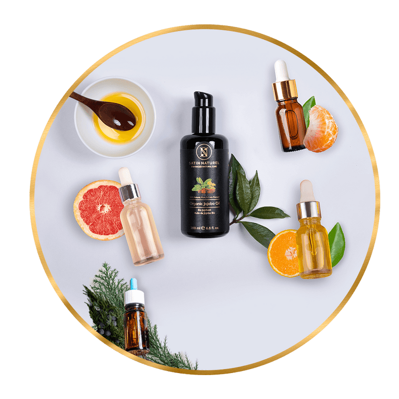 Massageöl mit Jojobaöl gegen Cellulite