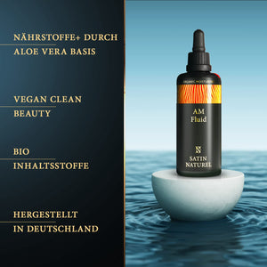 AM Morning Bio Fluid - Feuchtigkeitscreme mit Ceramiden, Bio Aloe Vera & Olivenöl